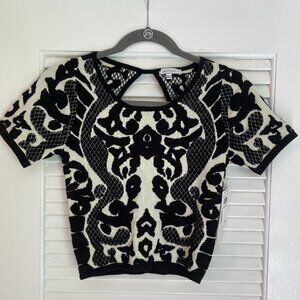 *NWT* Lucy Paris Black & White Top